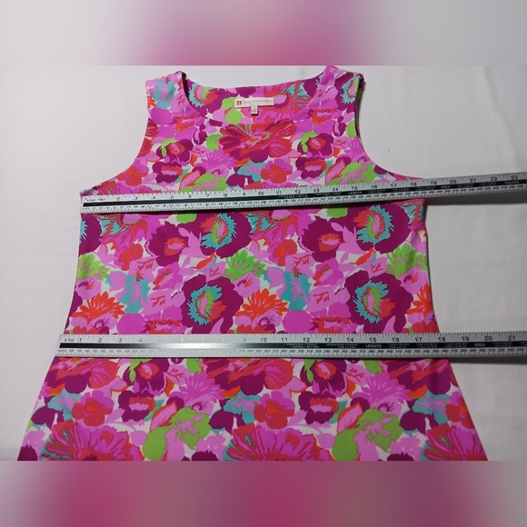 Jude Connally Pink Floral Sleeveless Dress Size L - Picture 8 of 8
